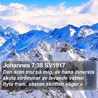Johannes 7:38 SV1917 Bible Verse Image