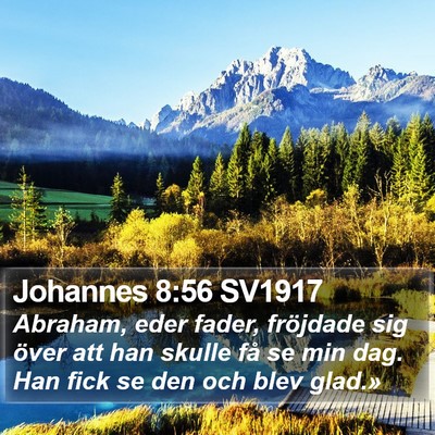 Johannes 8:56 SV1917 Bible Verse Image