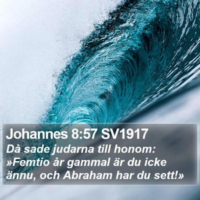 Johannes 8:57 SV1917 Bible Verse Image