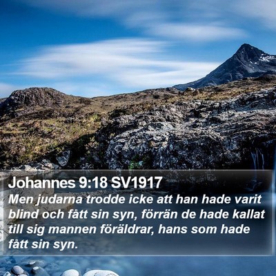 Johannes 9:18 SV1917 Bible Verse Image