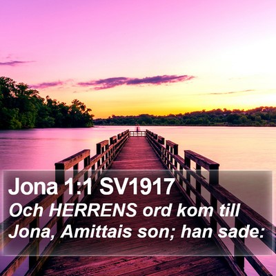 Jona 1:1 SV1917 Bible Verse Image