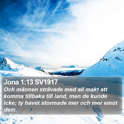 Jona 1:13 SV1917 Bible Verse Image