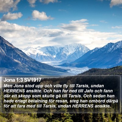 Jona 1:3 SV1917 Bible Verse Image