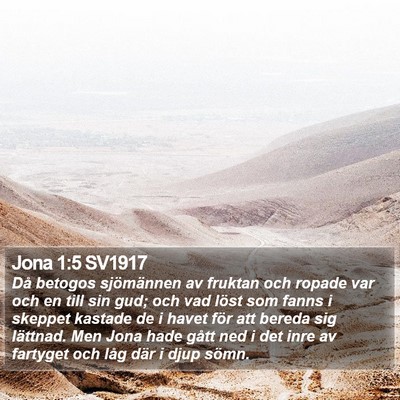 Jona 1:5 SV1917 Bible Verse Image