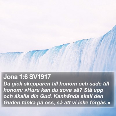 Jona 1:6 SV1917 Bible Verse Image