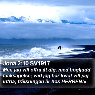 Jona 2:10 SV1917 Bible Verse Image
