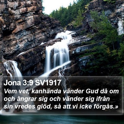 Jona 3:9 SV1917 Bible Verse Image