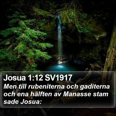 Josua 1:12 SV1917 Bible Verse Image