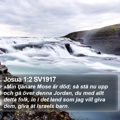 Josua 1:2 SV1917 Bible Verse Image
