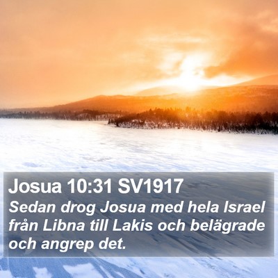 Josua 10:31 SV1917 Bible Verse Image