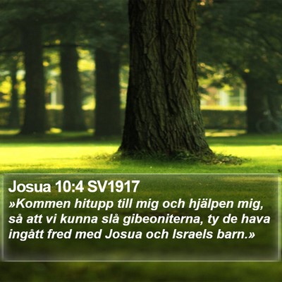 Josua 10:4 SV1917 Bible Verse Image