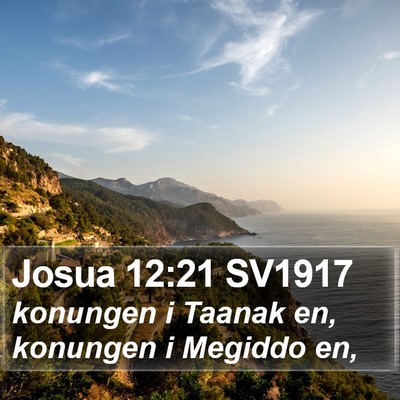 Josua 12:21 SV1917 Bible Verse Image