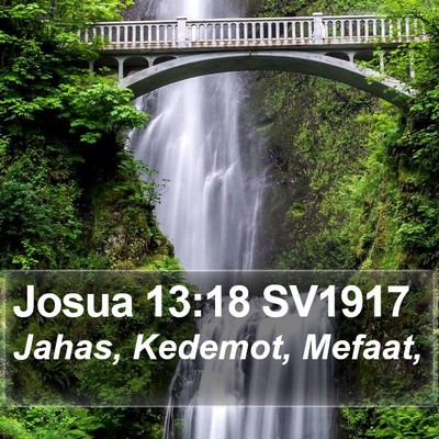 Josua 13:18 SV1917 Bible Verse Image
