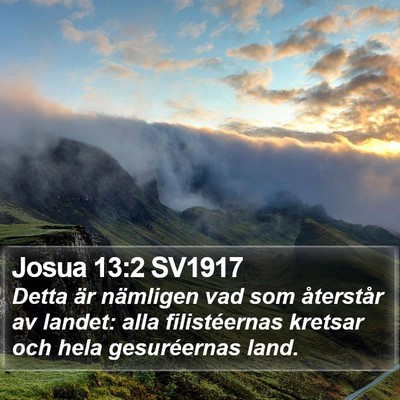 Josua 13:2 SV1917 Bible Verse Image