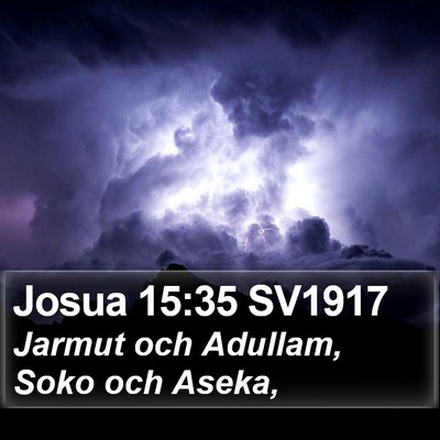 Josua 15:35 SV1917 Bible Verse Image