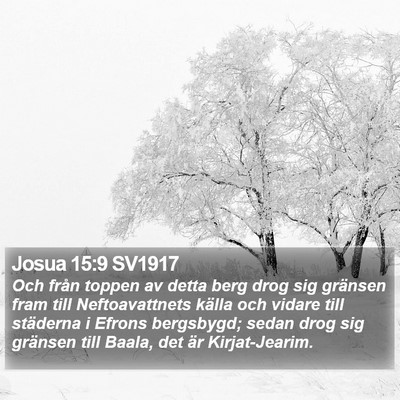 Josua 15:9 SV1917 Bible Verse Image