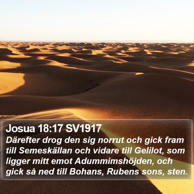 Josua 18:17 SV1917 Bible Verse Image