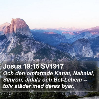 Josua 19:15 SV1917 Bible Verse Image
