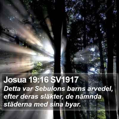 Josua 19:16 SV1917 Bible Verse Image