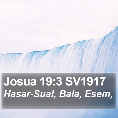 Josua 19:3 SV1917 Bible Verse Image