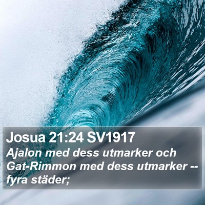 Josua 21:24 SV1917 Bible Verse Image