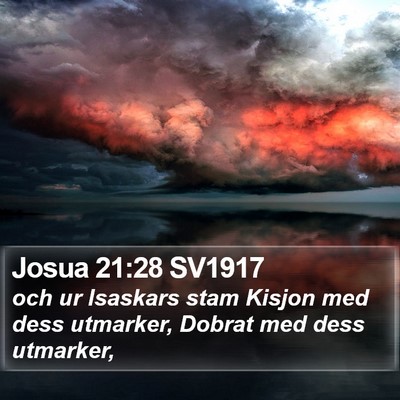 Josua 21:28 SV1917 Bible Verse Image