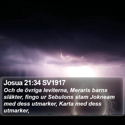 Josua 21:34 SV1917 Bible Verse Image