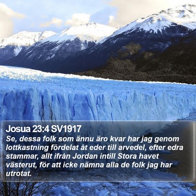 Josua 23:4 SV1917 Bible Verse Image