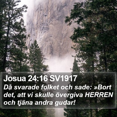 Josua 24:16 SV1917 Bible Verse Image