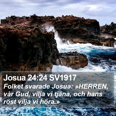 Josua 24:24 SV1917 Bible Verse Image