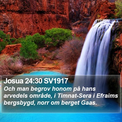 Josua 24:30 SV1917 Bible Verse Image