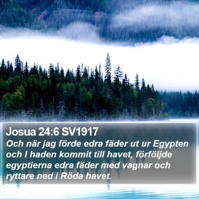 Josua 24:6 SV1917 Bible Verse Image