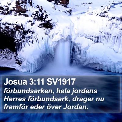 Josua 3:11 SV1917 Bible Verse Image