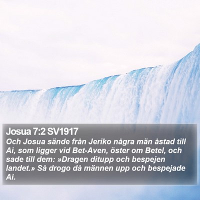 Josua 7:2 SV1917 Bible Verse Image