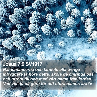 Josua 7:9 SV1917 Bible Verse Image