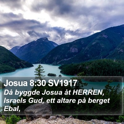 Josua 8:30 SV1917 Bible Verse Image