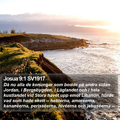 Josua 9:1 SV1917 Bible Verse Image