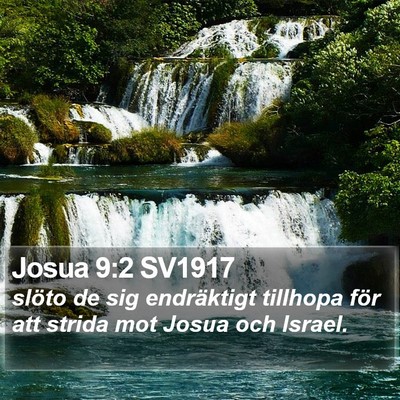 Josua 9:2 SV1917 Bible Verse Image