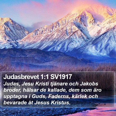 Judasbrevet 1:1 SV1917 Bible Verse Image
