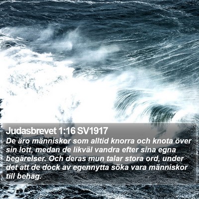 Judasbrevet 1:16 SV1917 Bible Verse Image