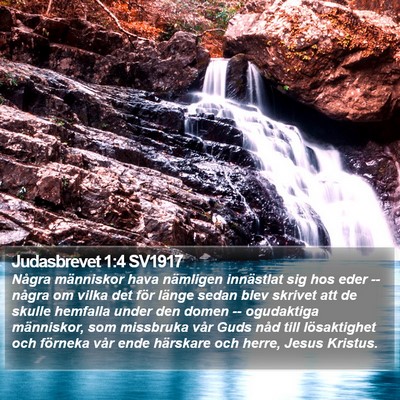 Judasbrevet 1:4 SV1917 Bible Verse Image
