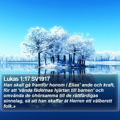 Lukas 1:17 SV1917 Bible Verse Image