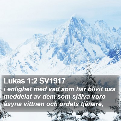 Lukas 1:2 SV1917 Bible Verse Image
