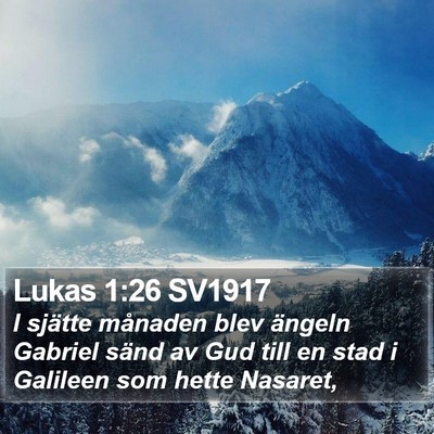 Lukas 1:26 SV1917 Bible Verse Image