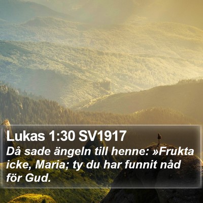 Lukas 1:30 SV1917 Bible Verse Image