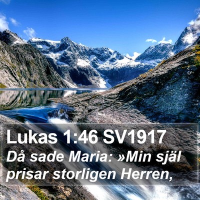 Lukas 1:46 SV1917 Bible Verse Image