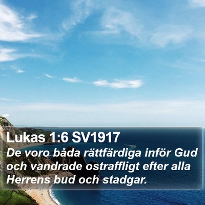 Lukas 1:6 SV1917 Bible Verse Image