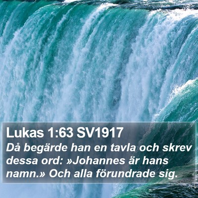 Lukas 1:63 SV1917 Bible Verse Image