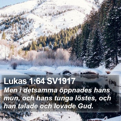 Lukas 1:64 SV1917 Bible Verse Image