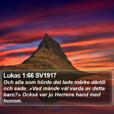 Lukas 1:66 SV1917 Bible Verse Image